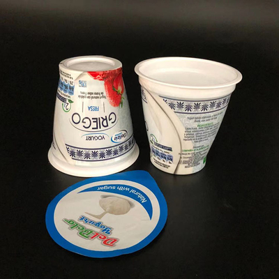 170 मिलीलीटर डिस्पोजेबल प्लास्टिक कप दही कप ढक्कन के साथ जमे हुए दही कप