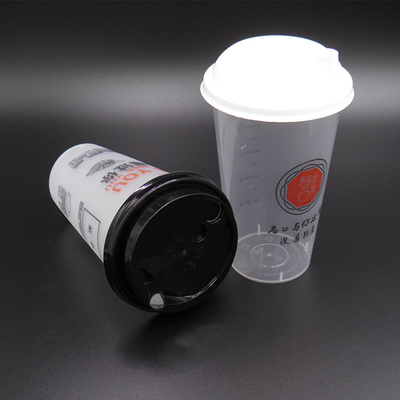 गर्म पेय H53cm . के लिए 90 मिलीलीटर साफ़ प्लास्टिक पेय कप पीपी इंजेक्शन मैटेड