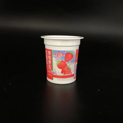 ओरिपैक प्लास्टिक दही कप इको 4 ऑउंस आइसक्रीम पैकेजिंग चम्मच के साथ