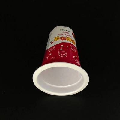 एल्यूमिनियम फोइल ढक्कन के साथ खाद्य ग्रेड 11oz प्लास्टिक दही कप 320 मिलीलीटर