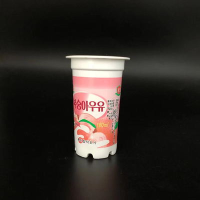 180 मिलीलीटर प्लास्टिक क्रीम कप डिस्पोजेबल कस्टम दही पैकेजिंग पेपर कप
