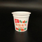 आस्तीन लेबल प्लास्टिक दही कप ढक्कन के साथ आइसक्रीम कप 3oz