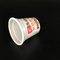 फॉइल ढक्कन प्लास्टिक दही कप के साथ 125 मिलीलीटर आइसक्रीम कंटेनर
